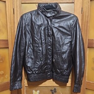 Stylish Black Leather Jacket for Women